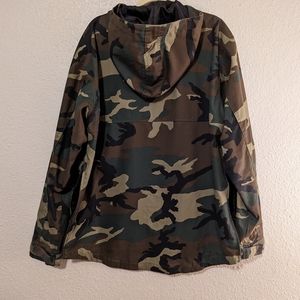 Men's Camo Anorak Jacket